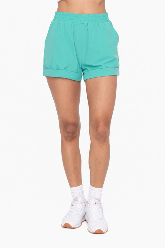 High Waist Athleisure Shorts