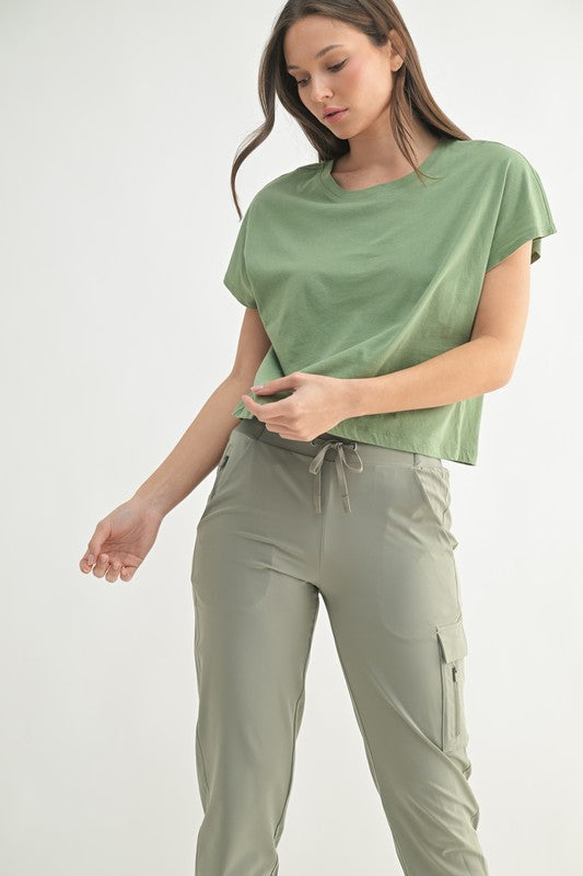 Sage Crop Top