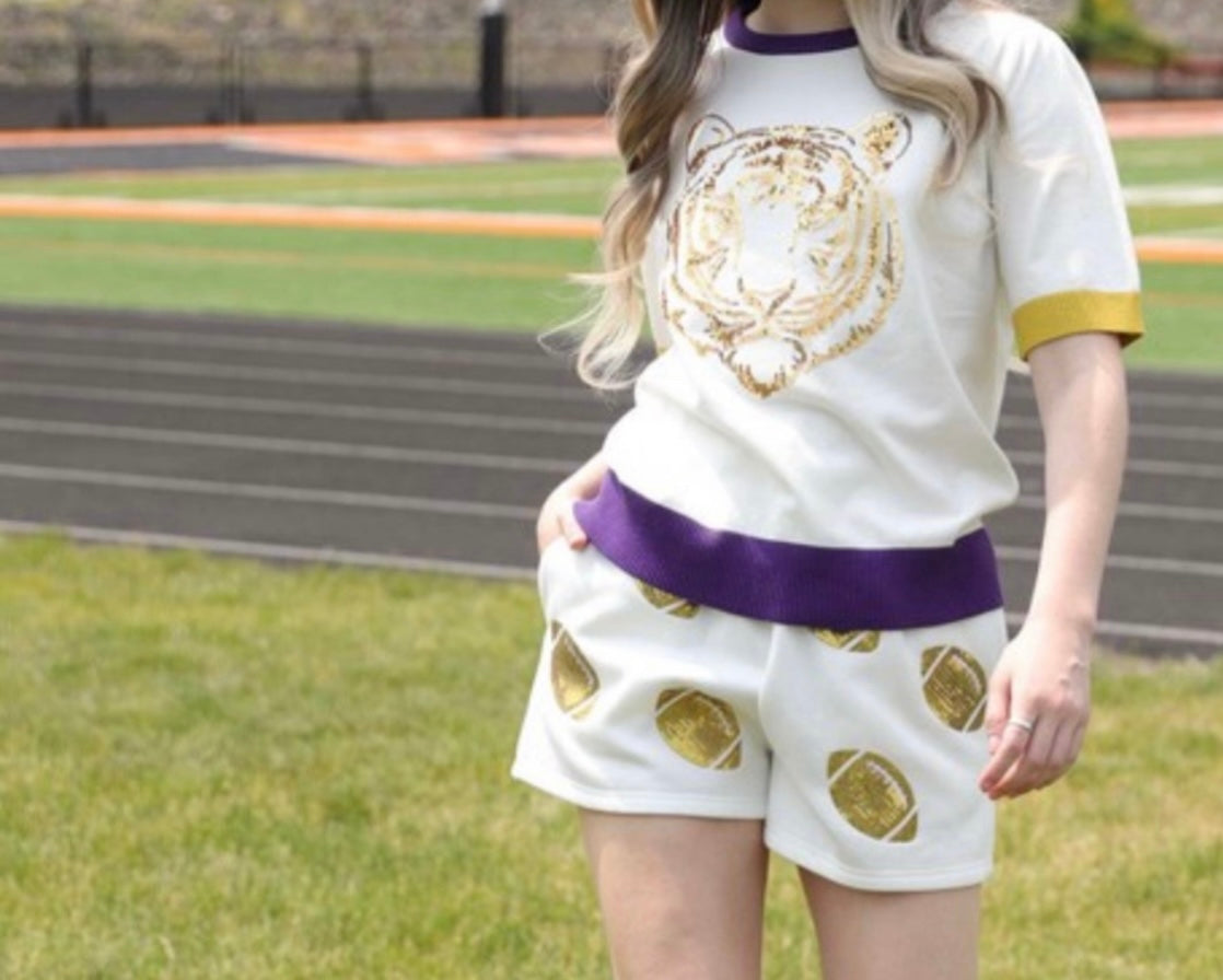 Sequin Tiger Top