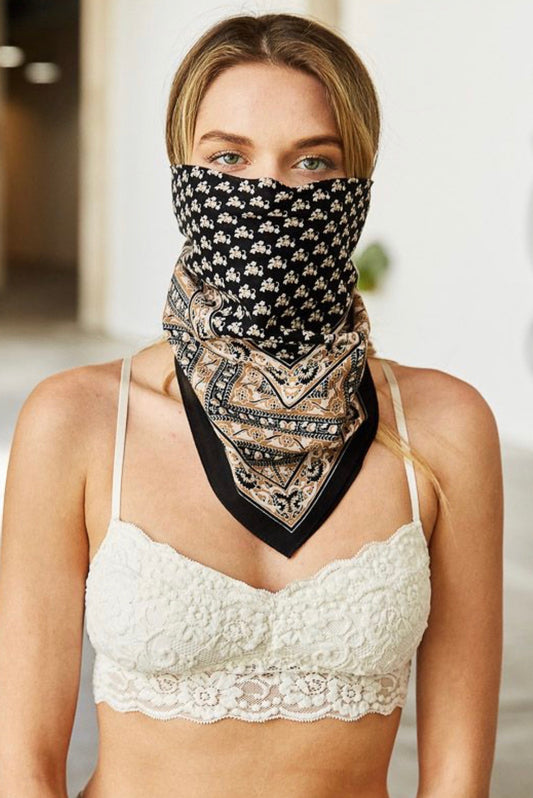 Floral Bandit Scarf