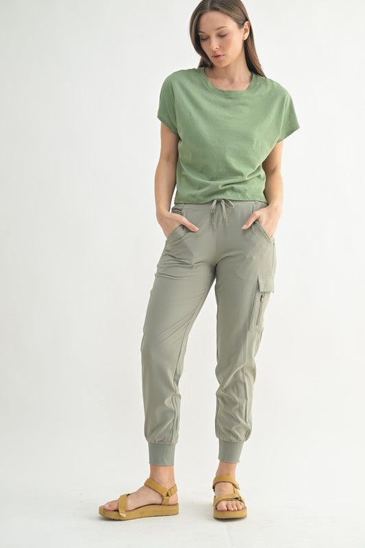 Sage Crop Top