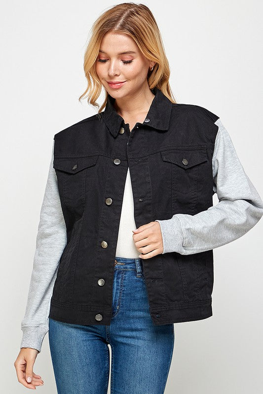 Sleeveless Casual Jackets Ladies Denim Jacket With Inner, Size: XL at Rs  205/piece in Delhi
