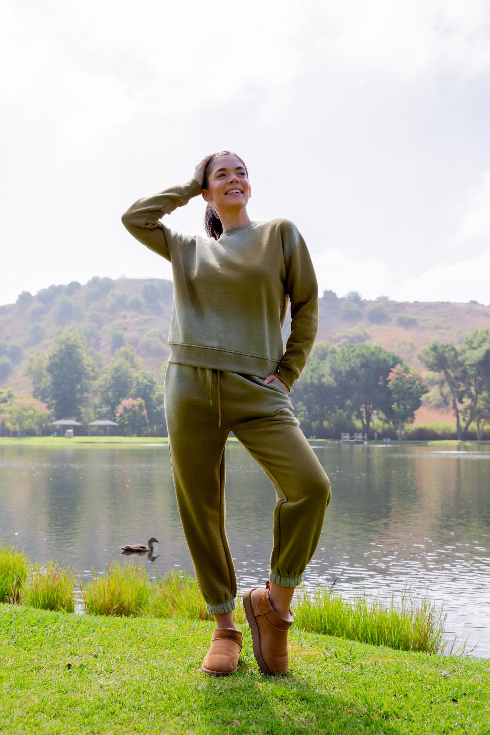 Ombré Spray Sweatpants