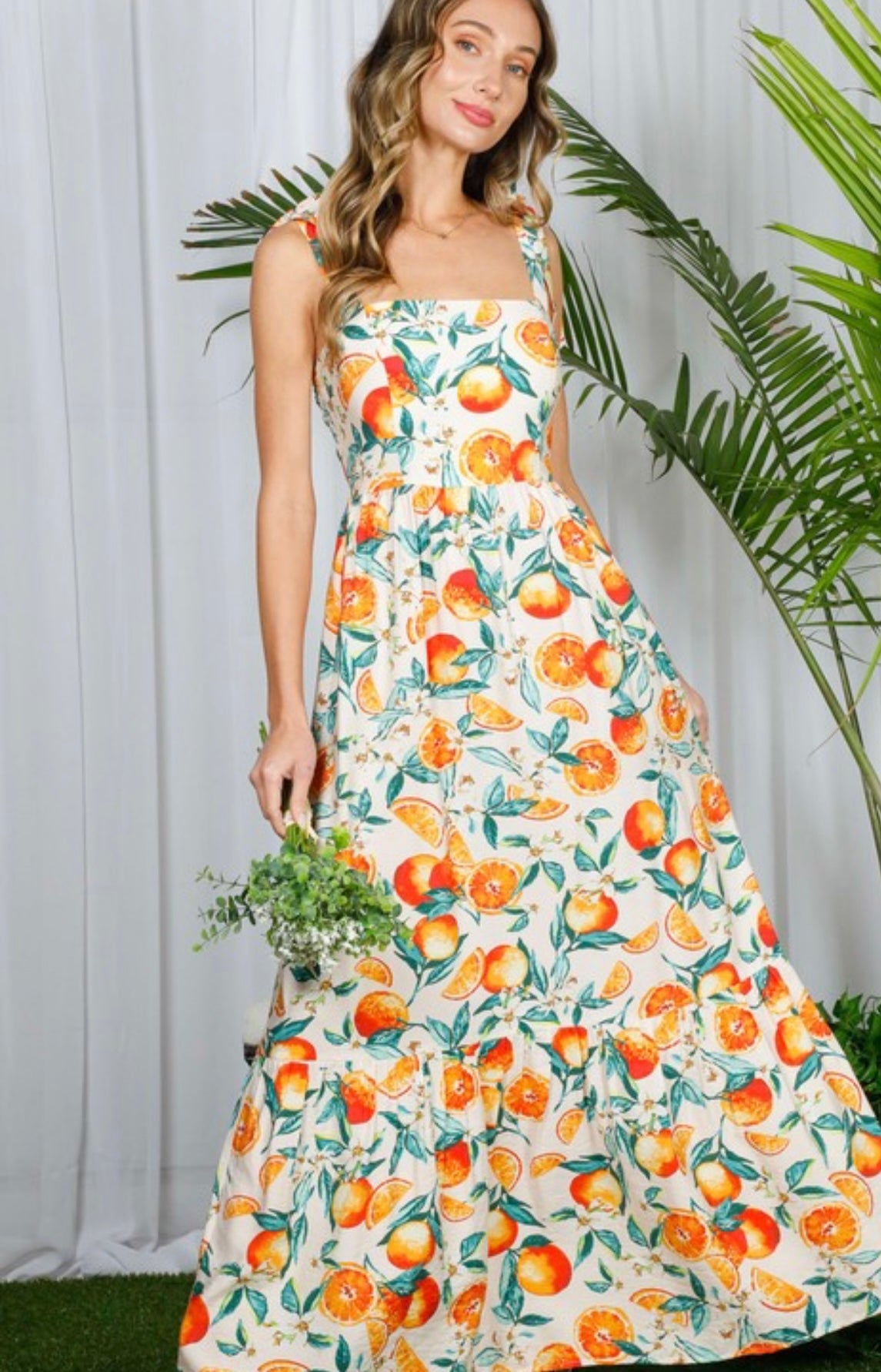 Orange Maxi Dress