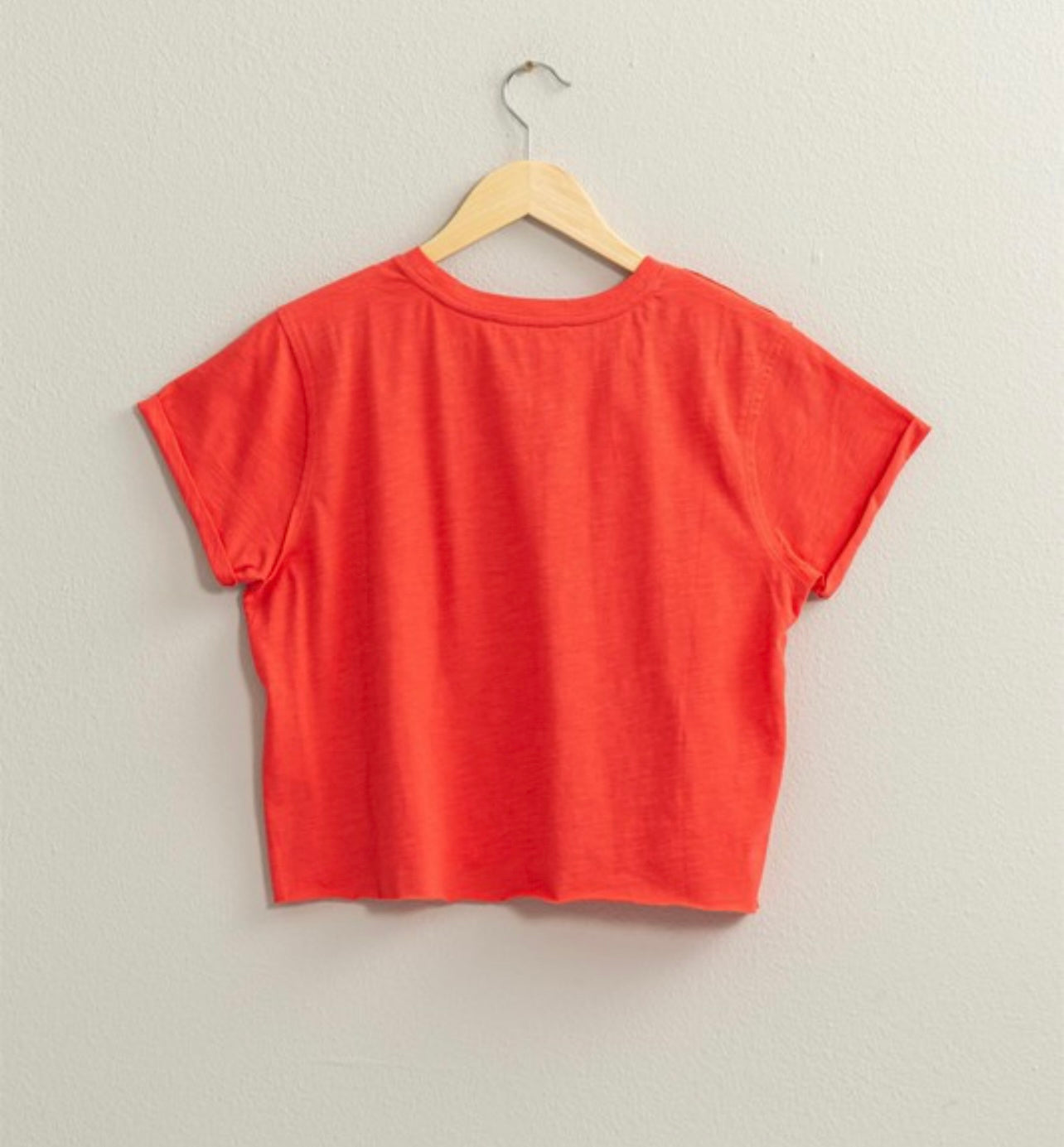 Watermelon Cropped Tee