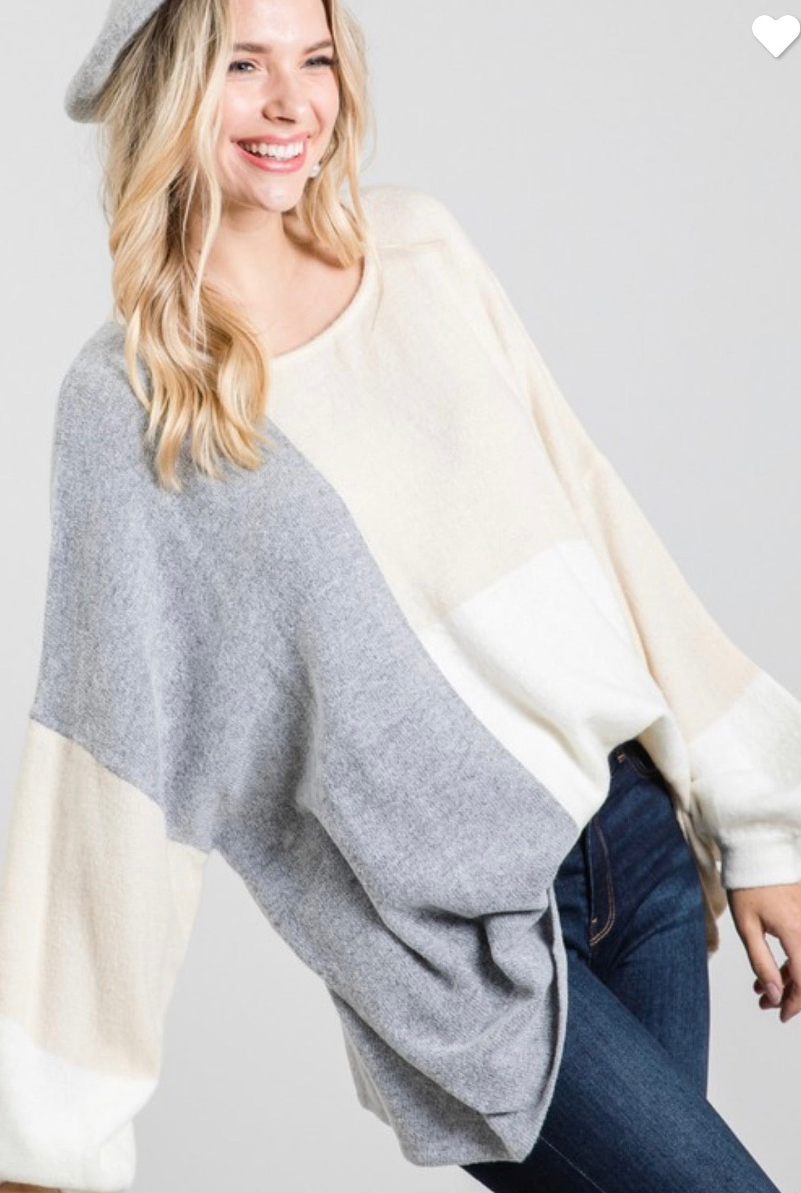 Sylvie Puff Sleeve Sweater