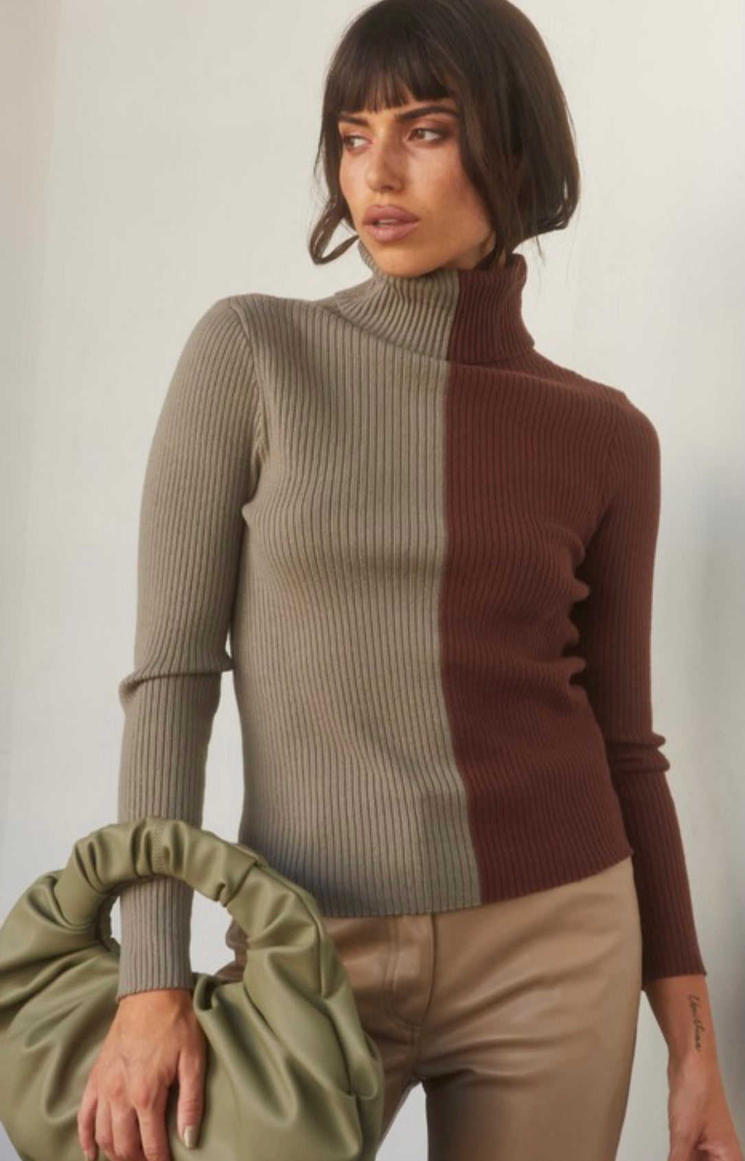 Janis Color Block Sweater