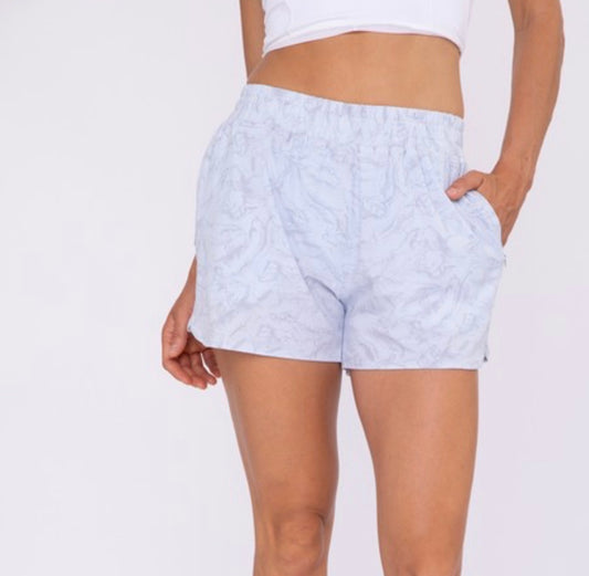 Marble Printed Shorts